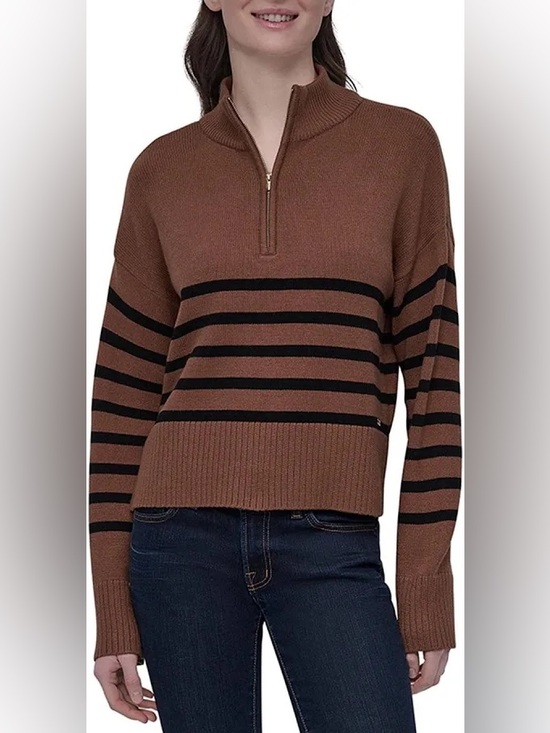 Dkny Sweaters - Dkny Womens Sweaters Dkny Quarter-Zip Sweater NWT SIZE M